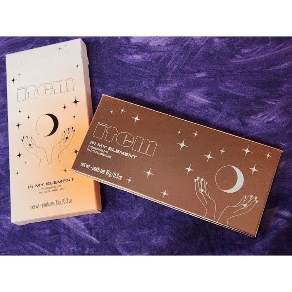 ITEM Beauty IN MY ELEMENT Eyeshadow Palette 10 Pan Pressed Powder Color Shades